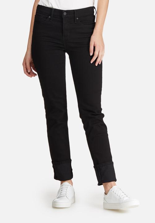 levi's 312 shaping slim jeans black