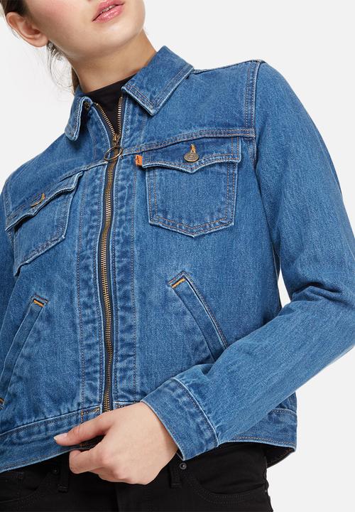Levi’s® - Zip front trucker jacket
