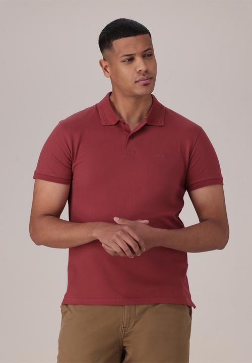 Levi’s® - LEVIS ICON POLO ZA - OXBLOOD RED PK