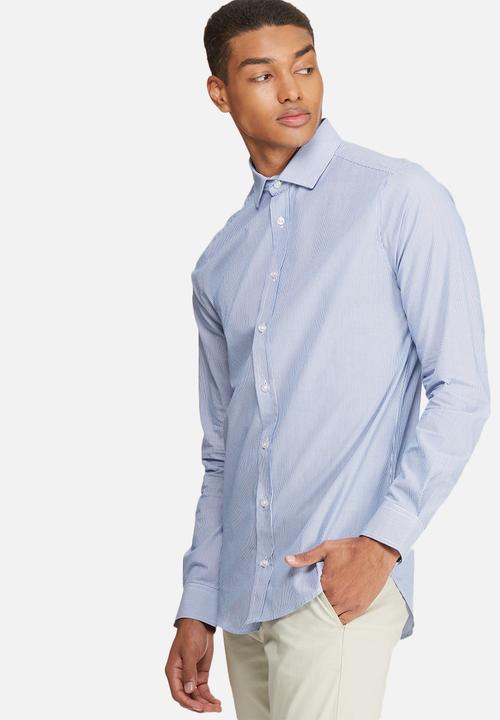 basicthread - Slim Fit Stripe Shirt
