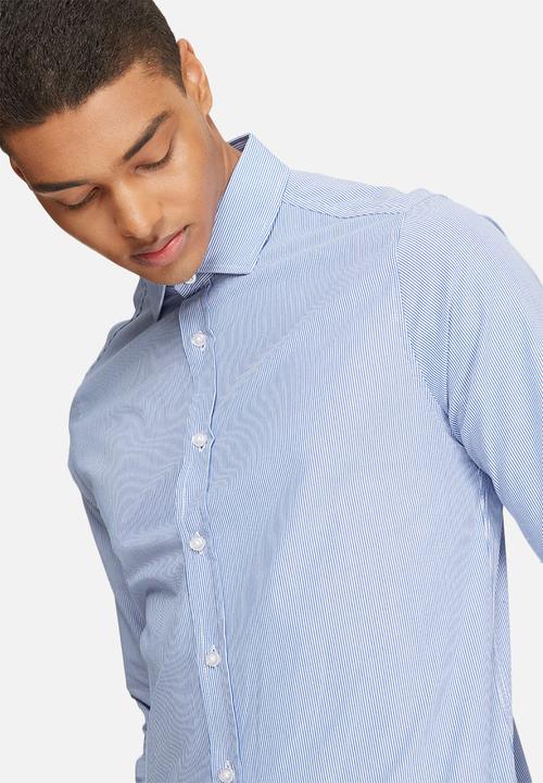 basicthread - Slim Fit Stripe Shirt