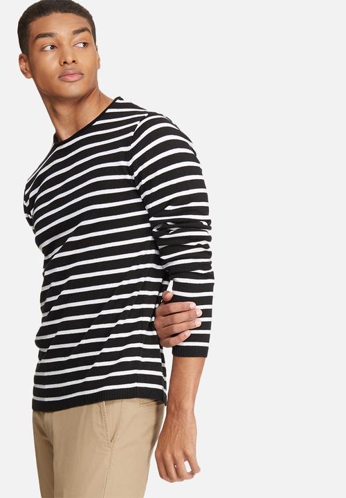 basicthread - Stripe knit pullover