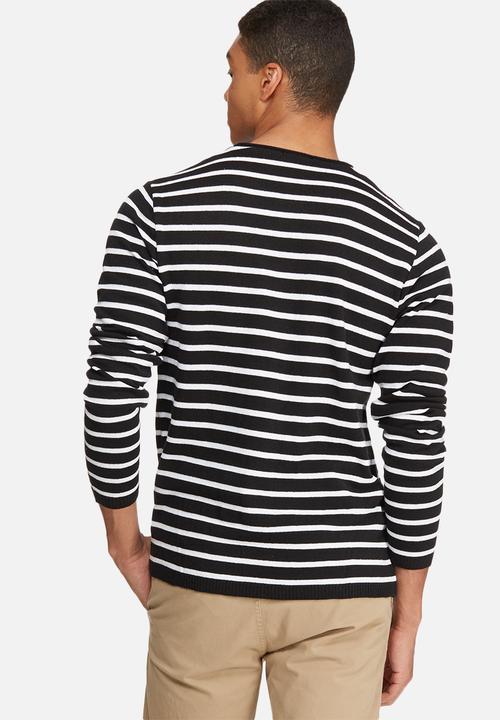 basicthread - Stripe knit pullover