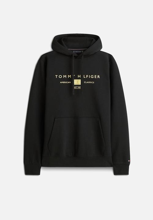 Tommy Hilfiger - BRAND LOVE TR MONO STACK HOODY - Black