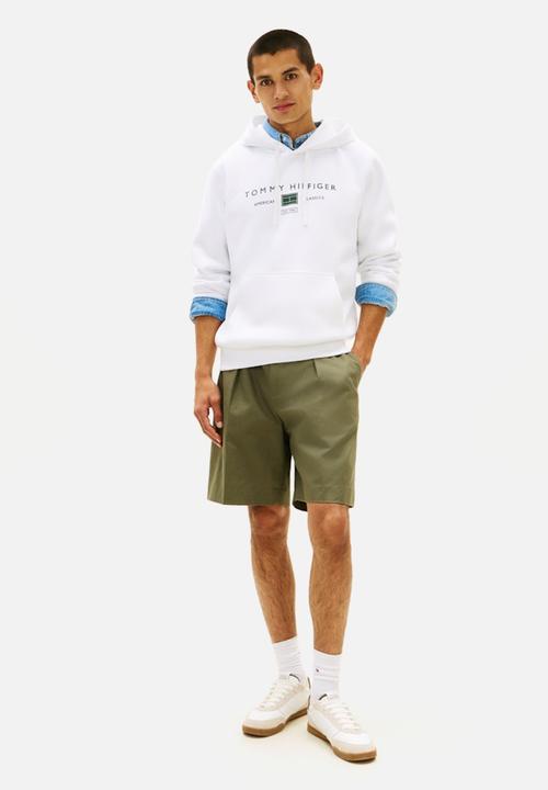 Tommy Hilfiger - BRAND LOVE TR MONO STACK HOODY - White