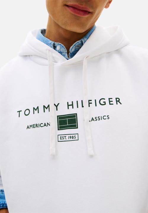 Tommy Hilfiger - BRAND LOVE TR MONO STACK HOODY - White
