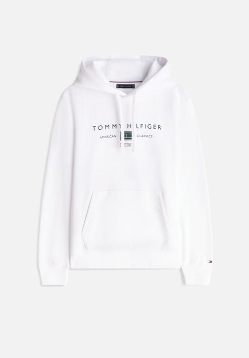 Tommy Hilfiger - BRAND LOVE TR MONO STACK HOODY - White