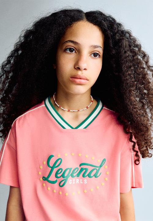 MANGO - T-Shirt Mexico - Pink