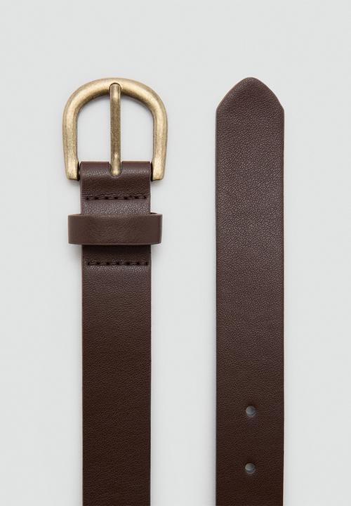 MANGO - Belt Albertbr - Brown