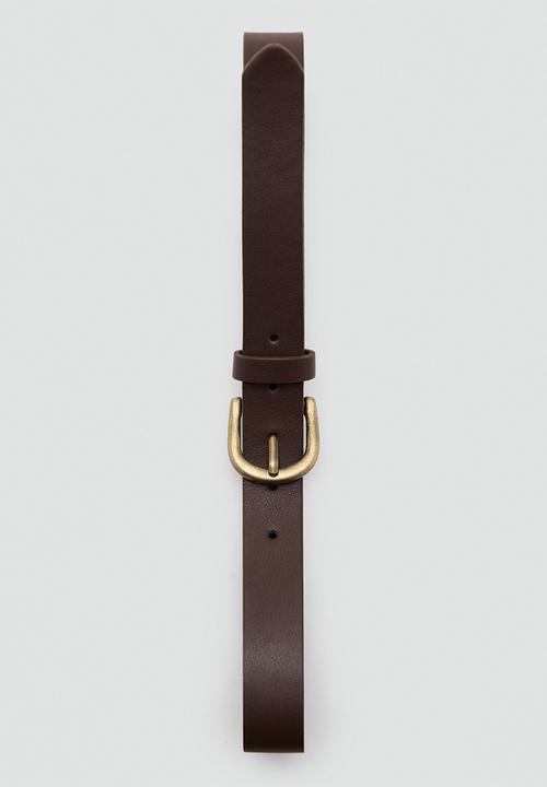 MANGO - Belt Albertbr - Brown