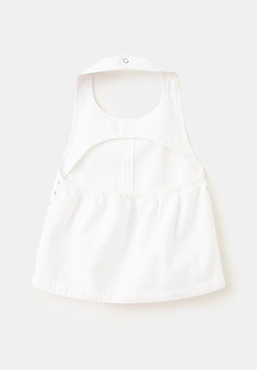 MANGO - Blouse Kataset - White