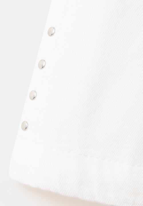 MANGO - Blouse Kataset - White