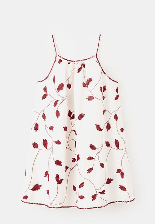 MANGO - Dress Perse - Light Beige