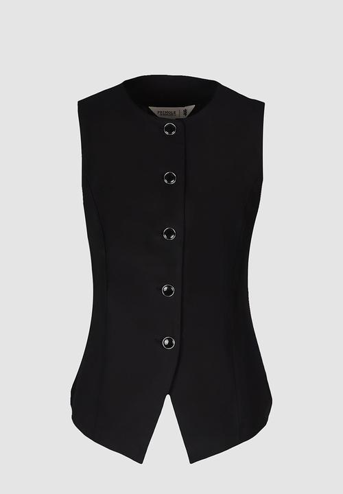 Pringle of Scotland - Pringle Alice Waistcoat - Black