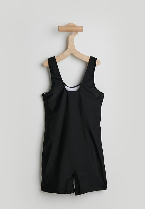 Pop Candy - One-piece swimsuit - black/leopard print