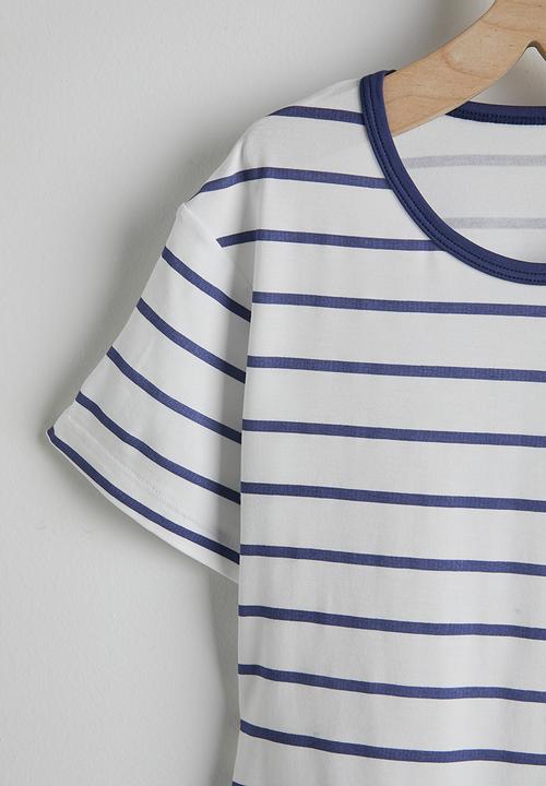 Pop Candy - Pj set - navy stripes & navy