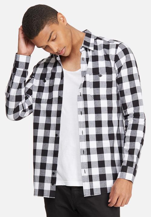 basicthread - Slim Fit Check Shirt