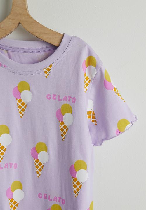 Pop Candy - Gelato aop ribbed set - lt purple