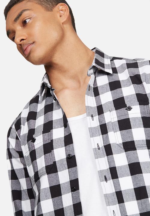 basicthread - Slim Fit Check Shirt