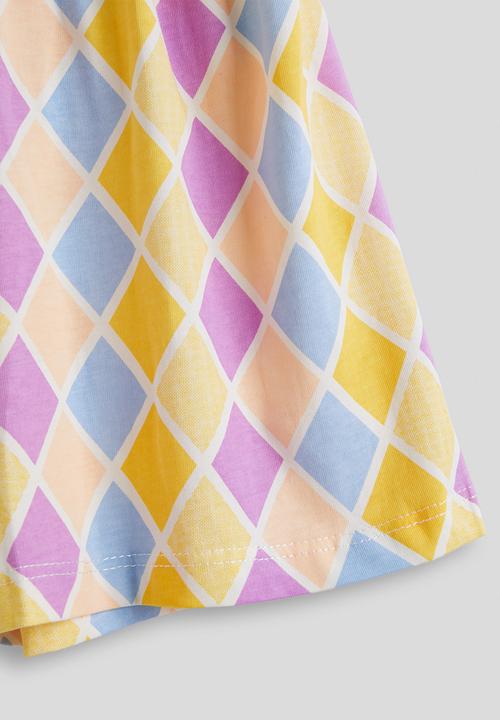 Pop Candy - Graphic pj set - white & yellow