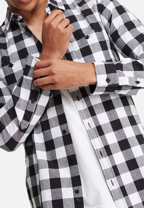 basicthread - Slim Fit Check Shirt