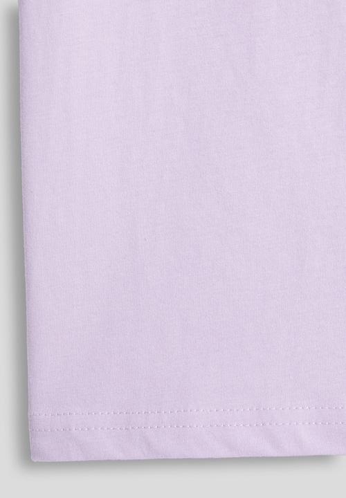 Pop Candy - Rainbow placement tee - soft lilac
