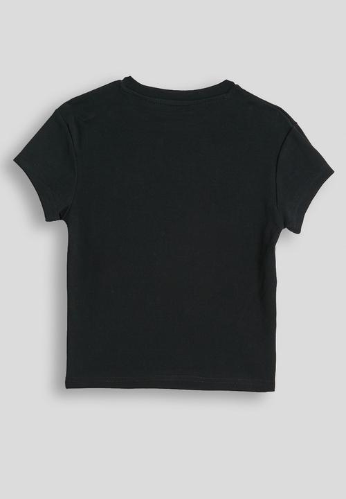 Pop Candy - Rhinestone tee - black