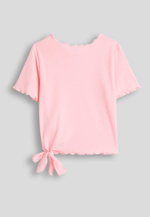 Pop Candy - Lettuce hem tee - pink