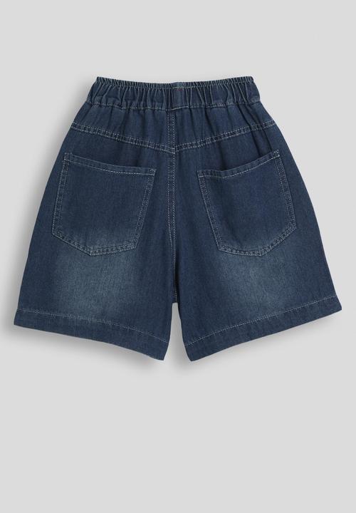 Pop Candy - Flared cargo-style jorts - blue