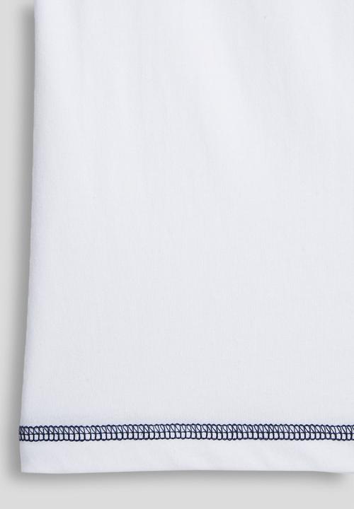 Pop Candy - Raglan tee - white & navy