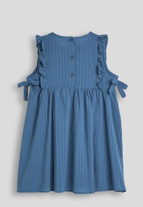 Pop Candy - Frilled edge bodice dress - capri blue