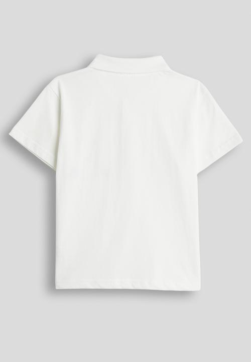 Pop Candy - Novelty pocket polo shirt - off white