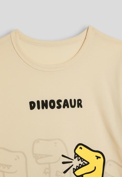Pop Candy - Graphic crew neck tee - lt yellow