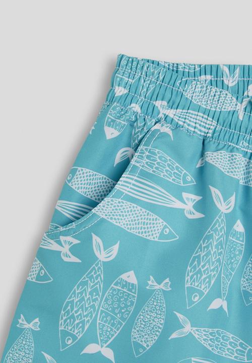 Pop Candy - Fish aop boardshorts - blue
