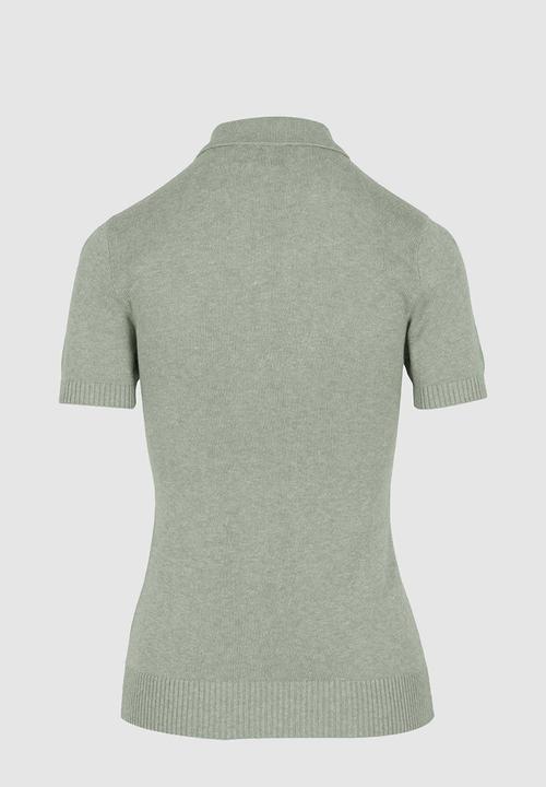Pringle of Scotland - Pringle Lia Linen Blend Knit Top - Sage