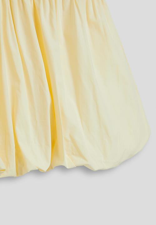 Pop Candy - Ruffle hem sundress with gathered skirt - yellow
