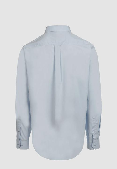 Pringle of Scotland - Pringle Jacob Long Sleeve Classic Stretch Shirt - Light Blue