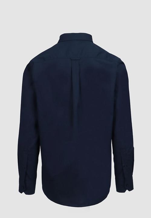Pringle of Scotland - Pringle Jacob Long Sleeve Classic Stretch Shirt - Navy
