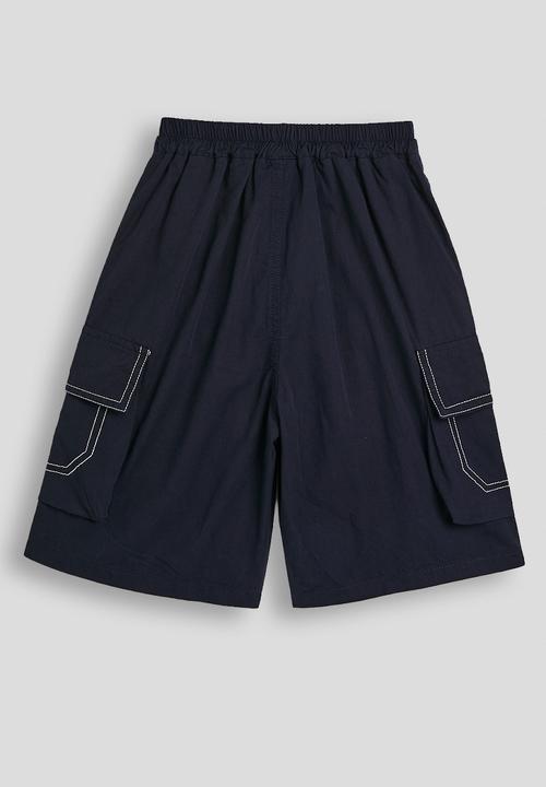 Pop Candy - Flap pocket shorts - dark navy