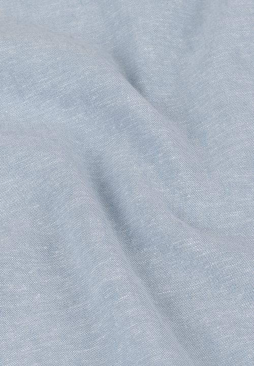 Pringle of Scotland - Pringle Barry Short Sleeve Linen Shirt - Mid Blue