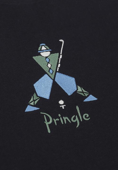 Pringle of Scotland - Pringle Stef Embroidery Tee - Navy
