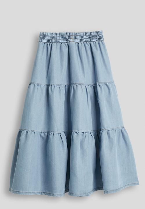 Pop Candy - Maxi gypsy skirt - light blue
