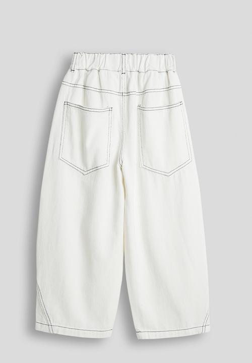 Pop Candy - Barrel leg jeans - white