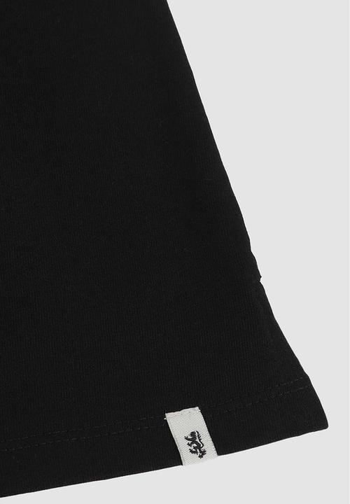 Pringle of Scotland - Pringle Benjamin Embroidery Tee - Black