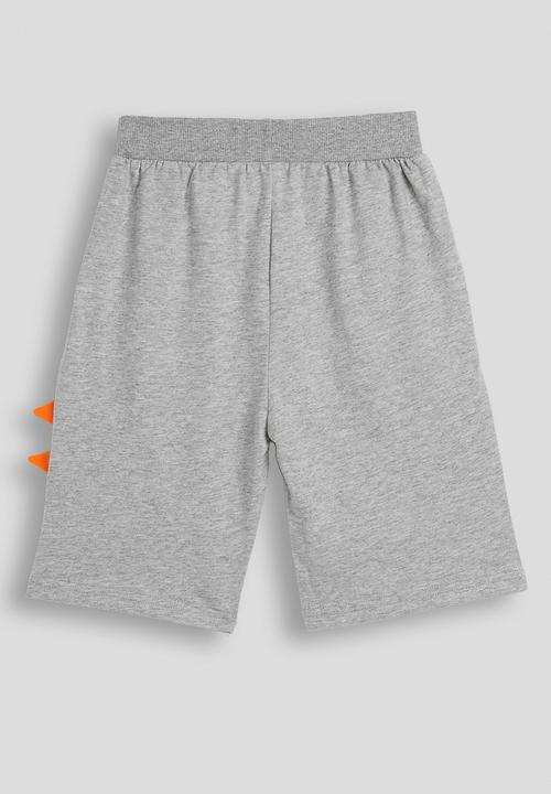 Pop Candy - Dino applique sweatshorts - grey