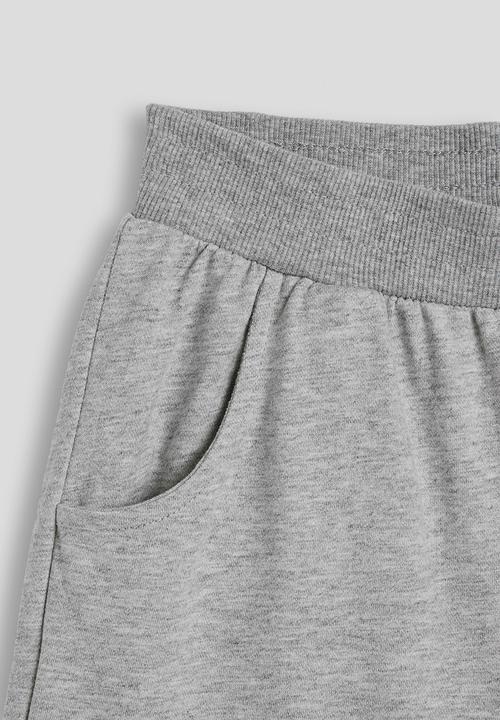 Pop Candy - Dino applique sweatshorts - grey