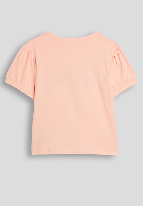 Pop Candy - Flower graphic tee - light pink