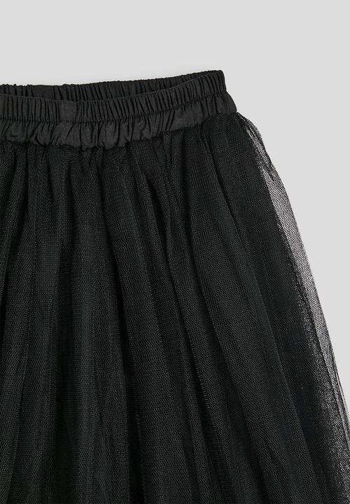Pop Candy - Layered tulle party skirt - black