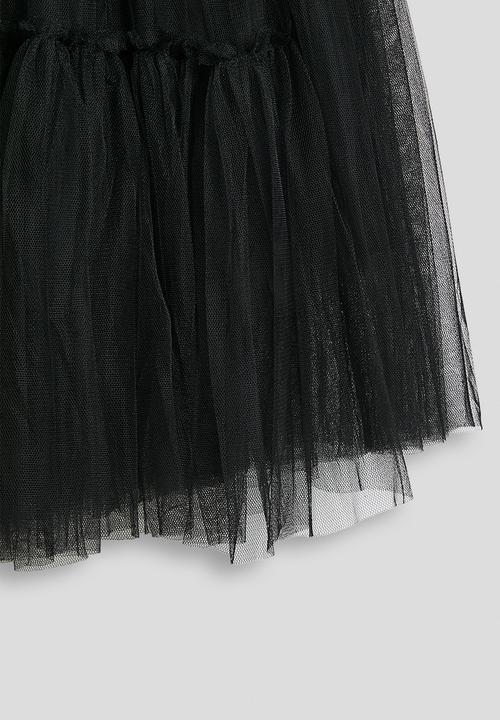 Pop Candy - Layered tulle party skirt - black