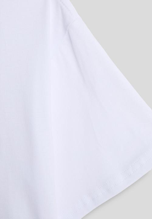 Pop Candy - Drop shoulder tee - white